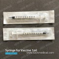 Vaccine Syringe Empty for COVID